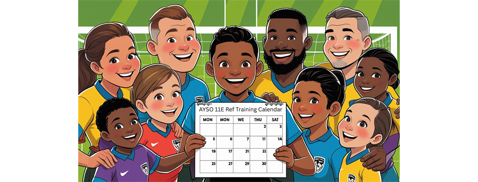 2025 AYSO 11E Referee Training Schedule
